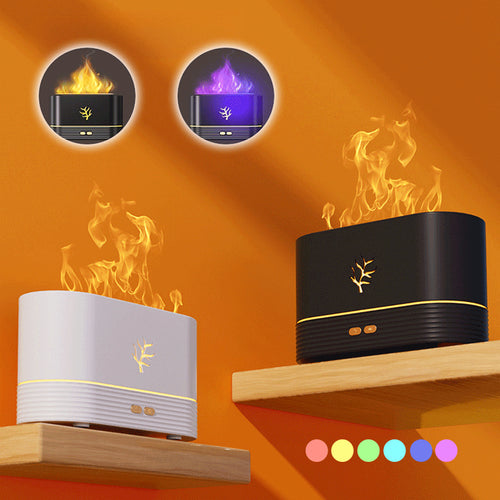 Diffuseur flamme carré avec minuterie intelligente, Sublime-Shop